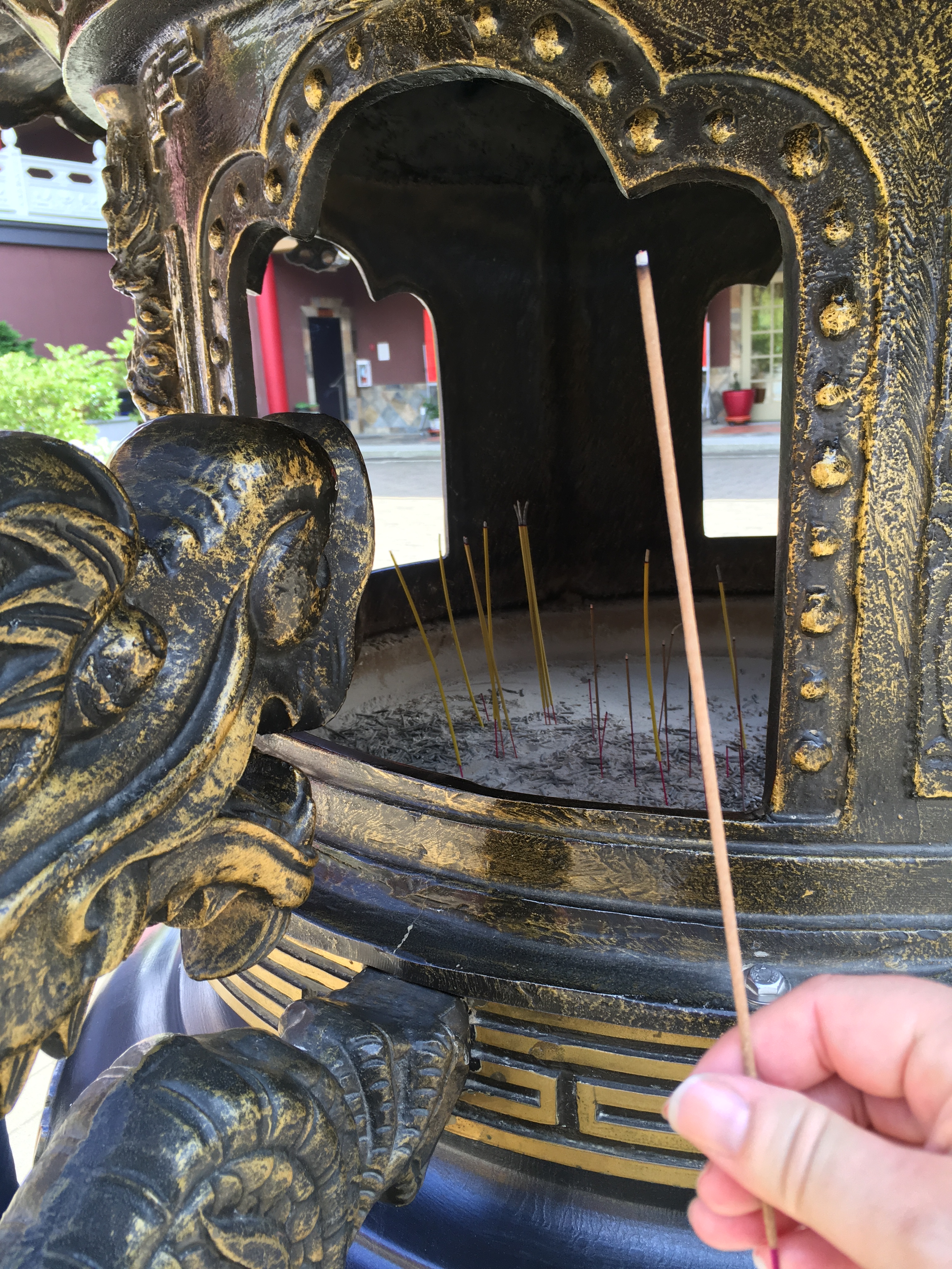 incense + prayer